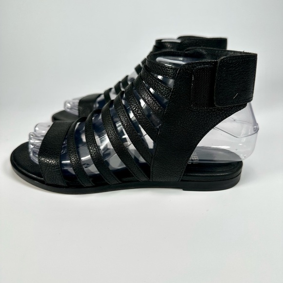 Eileen Fisher Women’s Black Gladiator Otto Sandals - Picture 2 of 11
